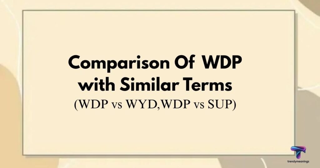 Comparison-Of -WDP-with-Similar-Terms