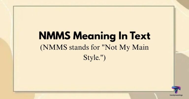NMMS-Meaning